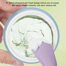 Load image into Gallery viewer, 2 in 1 Silicone Face Cleanser Brush &amp; Mask Applicator Reusable Dual-Sided Facial Massager for Deep Pore Cleansing Exfoliating Tool Travel-Friendly
