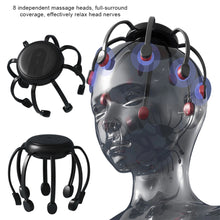 Load image into Gallery viewer, 8-Claw Full Scalp Massage Smart Head Massager for Stress &amp; Fatigue Relief Deep Relaxation Tool for Home &amp; Office Use 500mah
