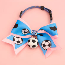 Load image into Gallery viewer, Football Print Cat Dog Collar Adjustable Nylon Breakaway Collar for Small Medium Dogs and Cats Sports Pet Accessory for Daily Wear &amp; Game Day

