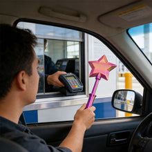 Load image into Gallery viewer, 3D Printed Star Light Magic Wand NFC Payment Holder Contactless Card Holder Tap to Pay for Smart Watch Band Phone Wallet Keychain
