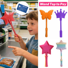 Load image into Gallery viewer, 3D Printed Star Light Magic Wand NFC Payment Holder Contactless Card Holder Tap to Pay for Smart Watch Band Phone Wallet Keychain
