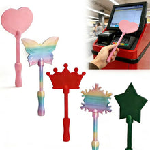 Load image into Gallery viewer, 3D Printed Star Light Magic Wand NFC Payment Holder Contactless Card Holder Tap to Pay for Smart Watch Band Phone Wallet Keychain

