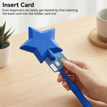 Load image into Gallery viewer, Star Light Magic Wand NFC Payment Holder Contactless Card Holder Tap to Pay for Smart Watch Band Phone Wallet Keychain
