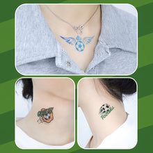 Load image into Gallery viewer, Glitter Temporary Tattoo Stickers Football Soccer Ball Bling-Bling Face Stickers for Soccer Fans Parties Football Sports Sticker
