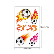 Load image into Gallery viewer, Football Tattoo Stickers Football Game Face Stickers Football Cheerleading Stickers Football Theme Party Decoration Birthday Gift
