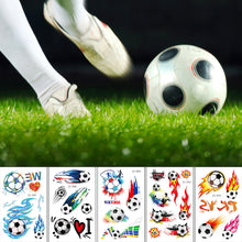 Load image into Gallery viewer, Football Tattoo Stickers Football Game Face Stickers Football Cheerleading Stickers Football Theme Party Decoration Birthday Gift
