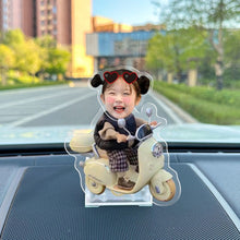 Load image into Gallery viewer, Auto Swing Shake Head Wobbler Stand Ornament Creative Acrylic Car Interior Decoration Cute DIY Home Photocard Display Gift Accessories
