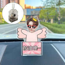 Load image into Gallery viewer, Auto Swing Shake Head Wobbler Stand Ornament Creative Acrylic Car Interior Decoration Cute DIY Home Photocard Display Gift Accessories
