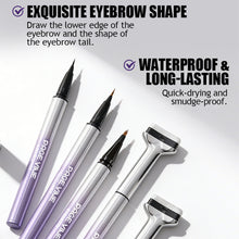 Load image into Gallery viewer, 3 in 1 Lower Eyelash Stamp Set Waterproof Eyebrow Seal Tool Eyeliner Pen Easy To Use Quick Dry 0.01mm Tip Lower Lash Stamp Pen
