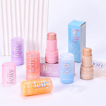 Load image into Gallery viewer, Jelly Highlighter Stick Shimmer Glow Multi-use Highlight Stick Jelly Texture Eyeshadow Stick Face Body Glitter Makeup
