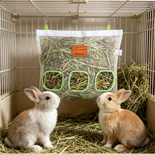 Load image into Gallery viewer, New Hanging Pouch Transparent Hay Feeder Bag Suitable for Rabbit or Guinea Pig Small Pet Daily Feeding Supplies
