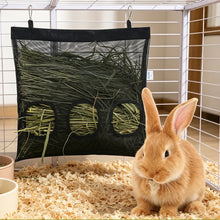 Load image into Gallery viewer, New Hanging Pouch Transparent Hay Feeder Bag Suitable for Rabbit or Guinea Pig Small Pet Daily Feeding Supplies
