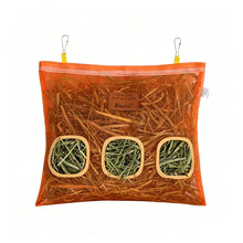 Load image into Gallery viewer, New Hanging Pouch Transparent Hay Feeder Bag Suitable for Rabbit or Guinea Pig Small Pet Daily Feeding Supplies
