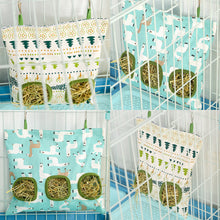 Load image into Gallery viewer, Hanging Pouch Feeder Bag Convenient Cage Feeding Tool Suitable for Rabbit Guinea Pig and Other Small Pets
