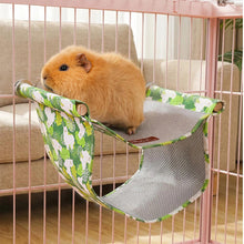 Load image into Gallery viewer, Pet Bed Double Layer Ice Silk Hammock Soft Comfort Hideout Nest for Guinea Pig Small Pet Rest Supplies
