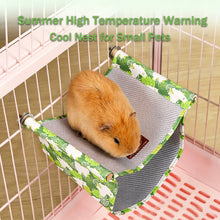 Load image into Gallery viewer, Pet Bed Double Layer Ice Silk Hammock Soft Comfort Hideout Nest for Guinea Pig Small Pet Rest Supplies
