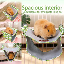 Load image into Gallery viewer, Pet Bed Double Layer Ice Silk Hammock Soft Comfort Hideout Nest for Guinea Pig Small Pet Rest Supplies
