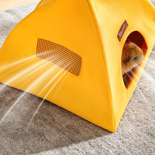 Load image into Gallery viewer, Summer Breathable Bottomless Hideout Pet Tent Comfort Rest Shelter for Rabbit Guinea Pig and Other Small Pets
