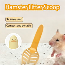 Load image into Gallery viewer, Durable Plastic Hamster Urine Sand Shovel Convenient Portable Daily Waste Cleaning Tool for Small Pet Cage Use
