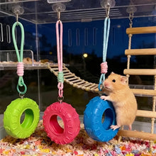 Load image into Gallery viewer, Durable Solid Hamster Pet Climbing Toy Sweet Donut Shape Bite Resistant Chewing Entertainment Toy Small Pets
