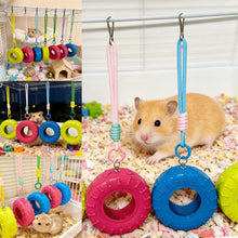 Load image into Gallery viewer, Durable Solid Hamster Pet Climbing Toy Sweet Donut Shape Bite Resistant Chewing Entertainment Toy Small Pets
