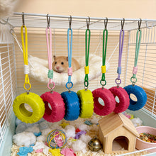Load image into Gallery viewer, Durable Solid Hamster Pet Climbing Toy Sweet Donut Shape Bite Resistant Chewing Entertainment Toy Small Pets
