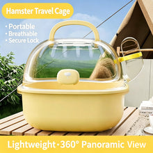 Load image into Gallery viewer, Acrylic Transparent Large Space Hamster Cage Portable Outdoor Travel Habitat Box For Small Rodent Pets
