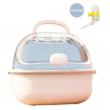 Load image into Gallery viewer, Acrylic Transparent Large Space Hamster Cage Portable Outdoor Travel Habitat Box For Small Rodent Pets
