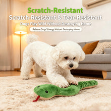 Load image into Gallery viewer, Vivid Snake Shaped Dog Chew Toy Soundable Interactive Molar Plush Toy Relieve Boredom Pet Entertainment Supplies
