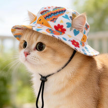Load image into Gallery viewer, Hat Adjustable Ear Exposed Pet Sun Hat Breathable UV Protection Sun Hat For Dogs Cats Outdoor Travel Use
