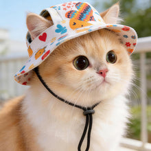 Load image into Gallery viewer, Hat Adjustable Ear Exposed Pet Sun Hat Breathable UV Protection Sun Hat For Dogs Cats Outdoor Travel Use
