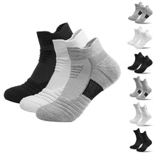 Load image into Gallery viewer, 3 Pairs Men Mid Tube Sports Socks Summer Sweat Absorbing Anti Slip Breathable For Running Basketball Outdoor
