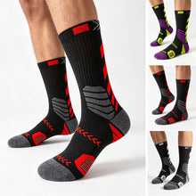 Load image into Gallery viewer, Mesh Breathable Compression Sports Socks Thick Sweat Absorbing Socks For Running Basketball Cycling Hiking
