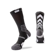 Load image into Gallery viewer, Mesh Breathable Compression Sports Socks Thick Sweat Absorbing Socks For Running Basketball Cycling Hiking

