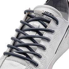 Load image into Gallery viewer, 1Pair Round Elastic Buckle Shoelaces Metal Buckle Quick Wear Lazy Shoelaces For Sneakers Canvas Shoes
