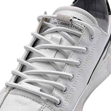 Load image into Gallery viewer, 1Pair Round Elastic Buckle Shoelaces Metal Buckle Quick Wear Lazy Shoelaces For Sneakers Canvas Shoes
