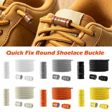Load image into Gallery viewer, NICE Round Elastic No Tie Buckle Shoelaces Quick Wear Lazy Laces For Kids Adults Sneakers Canvas Shoes
