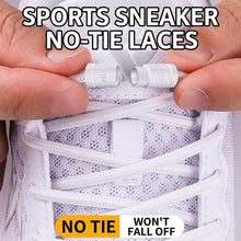 Load image into Gallery viewer, NICE Round Elastic No Tie Buckle Shoelaces Quick Wear Lazy Laces For Kids Adults Sneakers Canvas Shoes
