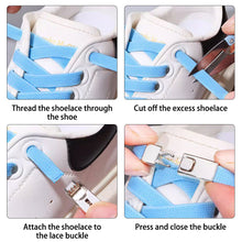 Load image into Gallery viewer, Shoelaces Lazy No Tie Buckle Shoelaces One Click Open Close Fixer Elastic Shoelaces For Men Women Kids Sneakers
