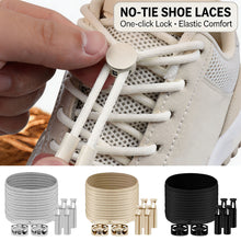 Load image into Gallery viewer, Metal Buckle Lazy No Tie Buckle Shoelaces Comfortable Tieless Shoelaces For Kids Adults Casual Daily Sneakers
