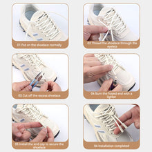 Load image into Gallery viewer, Metal Buckle Lazy No Tie Buckle Shoelaces Comfortable Tieless Shoelaces For Kids Adults Casual Daily Sneakers
