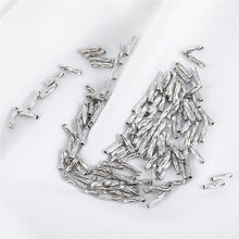 Load image into Gallery viewer, 50Pcs Copper S-pattern Straight Tube Spacer Beads DIY Jewelry Making Bracelets Accessory For Bracelet Necklace
