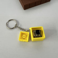 Load image into Gallery viewer, 3D Printed Cute Cheese Shaped Keychain Stress Relief Toy Elastic Press Button Office Decompression Ornament

