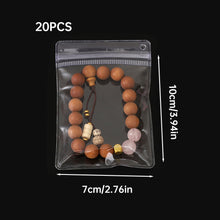 Load image into Gallery viewer, PVC Offset Hole Transparent Storage Bag Anti Oxidation Jewelry Sealed Bag Keychain Packaging Hole Design Pouch
