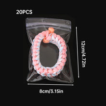 Load image into Gallery viewer, PVC Offset Hole Transparent Storage Bag Anti Oxidation Jewelry Sealed Bag Keychain Packaging Hole Design Pouch
