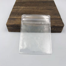Load image into Gallery viewer, PVC Offset Hole Transparent Storage Bag Anti Oxidation Jewelry Sealed Bag Keychain Packaging Hole Design Pouch
