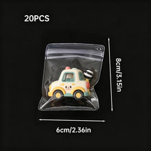 Load image into Gallery viewer, PVC Offset Hole Transparent Storage Bag Anti Oxidation Jewelry Sealed Bag Keychain Packaging Hole Design Pouch
