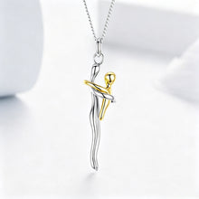 Load image into Gallery viewer, Creative Necklace Parent-Child Embrace Pendant Necklace Fashion Couple Commemorative Jewelry Holiday Gift
