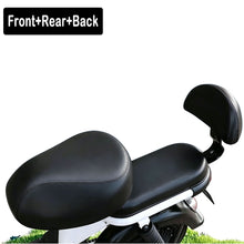 Load image into Gallery viewer, 1pcs/2pcs/3Pcs Set Electric Bicycle Leather Seat Front Rear Back Saddle Cover Motorcycle Rear Seat Saddle Protector Cycling Cushion All-Season Elastic Jacquard Cushion
