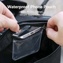 Load image into Gallery viewer, Motorcycle Front Bag With Touch Screen Waterproof Cycling Navigation Handlebar Storage Waist Bag Handlebar Portable Bag
